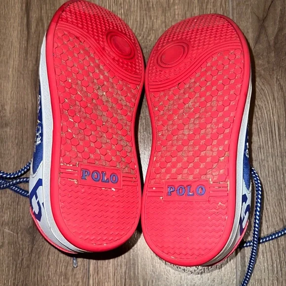 Polo Ralph Lauren Boys Size 13 sneakers - Picture 8 of 10